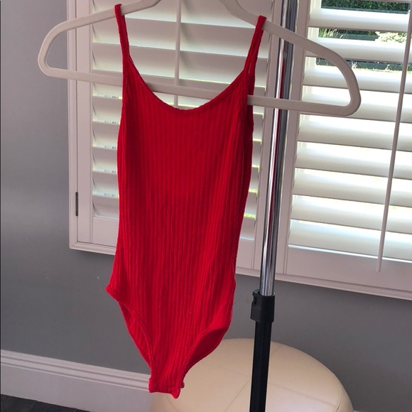 Urban Outfitters Tops - RED bodysuit WORN 1 time